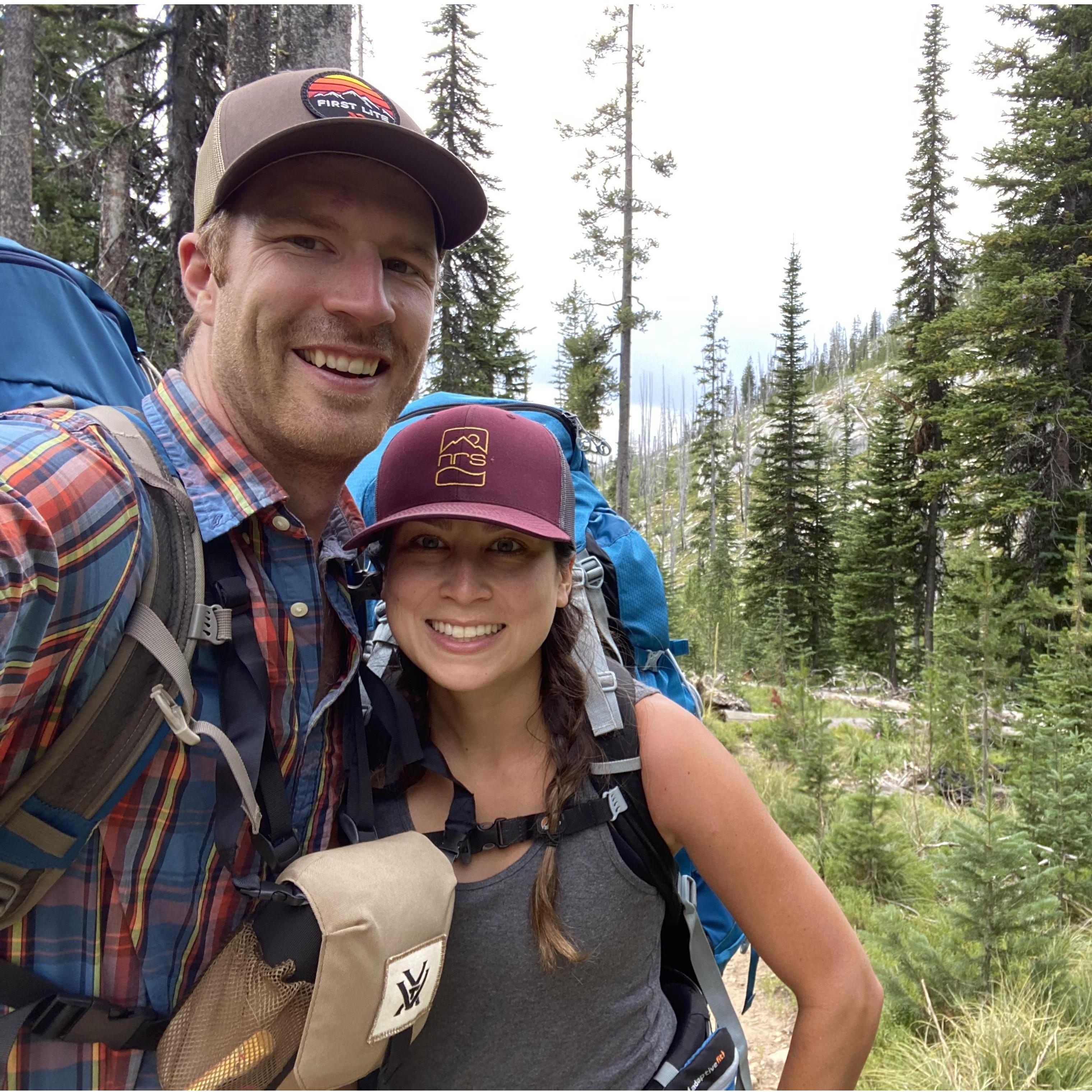 Our first backpacking trip - many more to come!