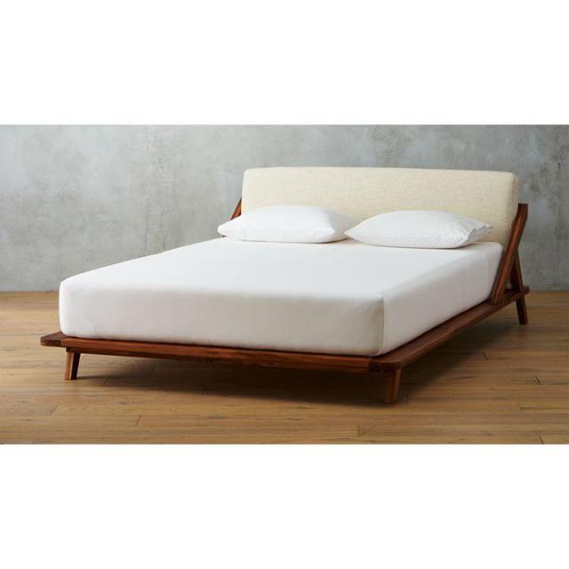 Drommen Acacia Wood Bed