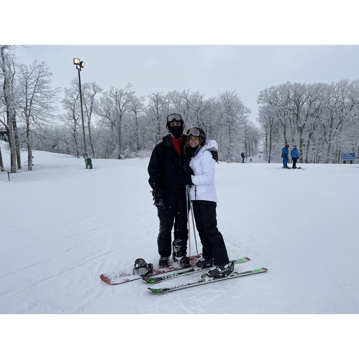 Skiing in Deep Creek