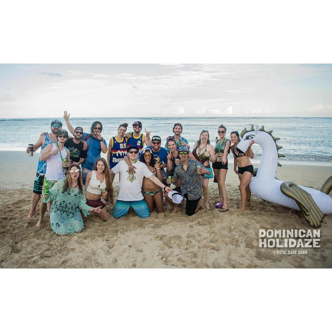 Love our adventures, here we are with a bunch of our Colorado friends in the Dominican for a beach festival!