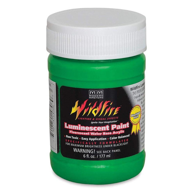 Modern Masters 145423 14306 WF-143 Wildfire UV Sensitive Bright Green Fluorescent Size, 6 oz