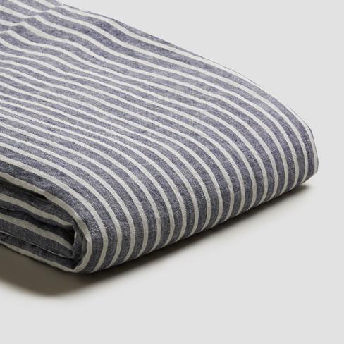 STRIPED LINEN DUVET