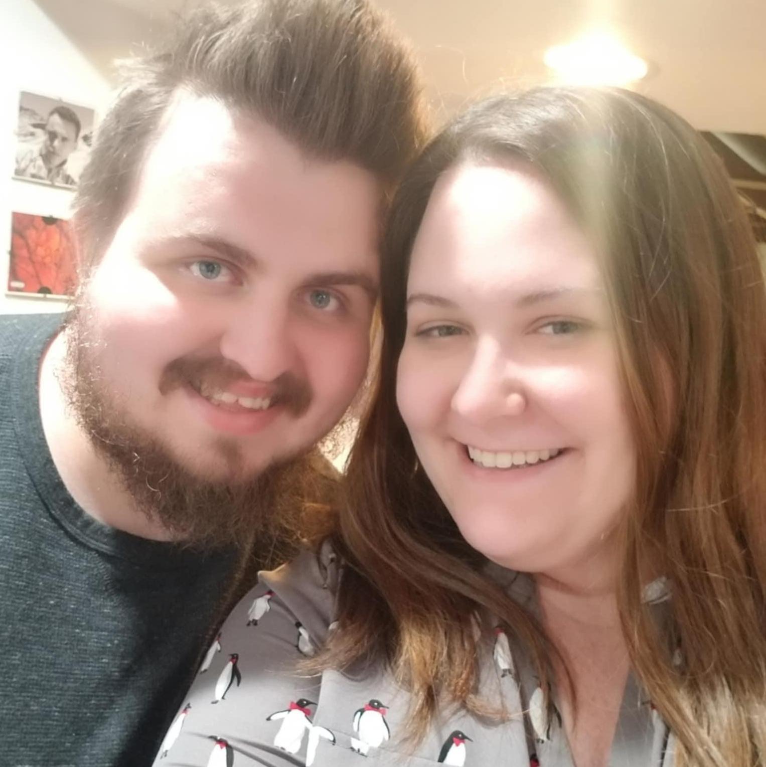 Our first and only picture together in 2020.