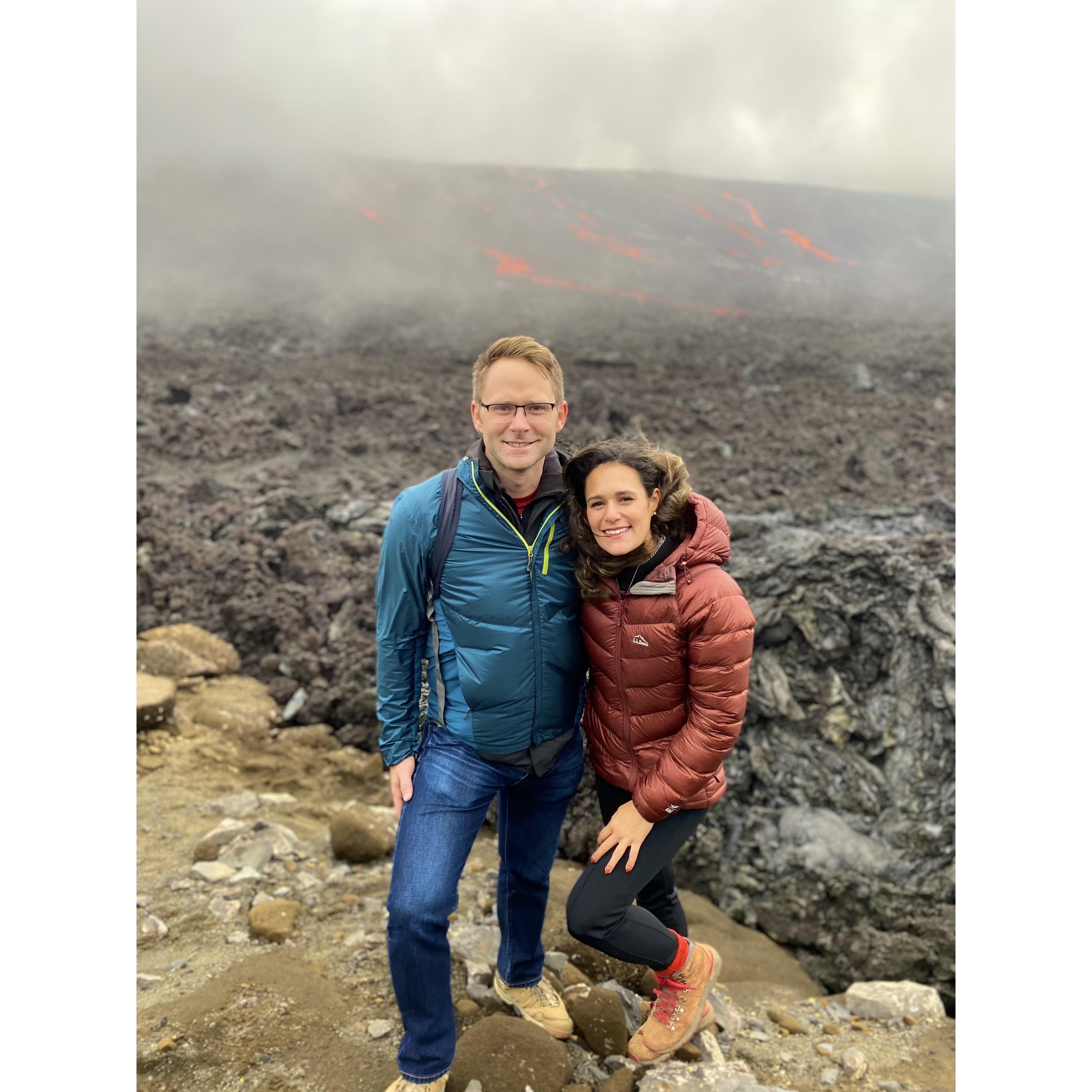 Made it to witness the live Volcano in Fagradalsfjall, Iceland
