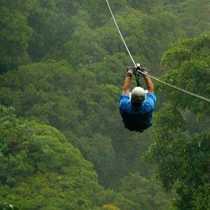 Ziplining in Costa Rica