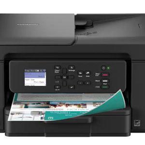 Brother - Work Smart 1360 Wireless All-in-One Refresh Subscription Eligible Inkjet Printer with Auto Duplex Printing (MFC-J1360DW) - Black
