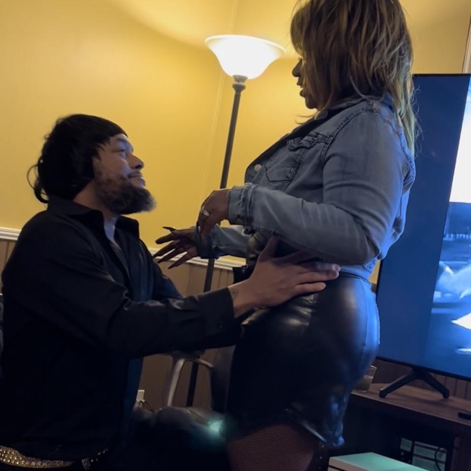 Quinzell proposed at our Halloween party surrounded by family and friends. We were dressed as Ike and Tina and on this occasion love had everything to do with it.