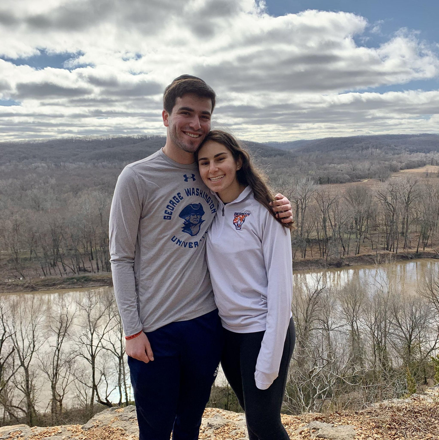 Our first picture together, from Freshmen year of college (November 2020)