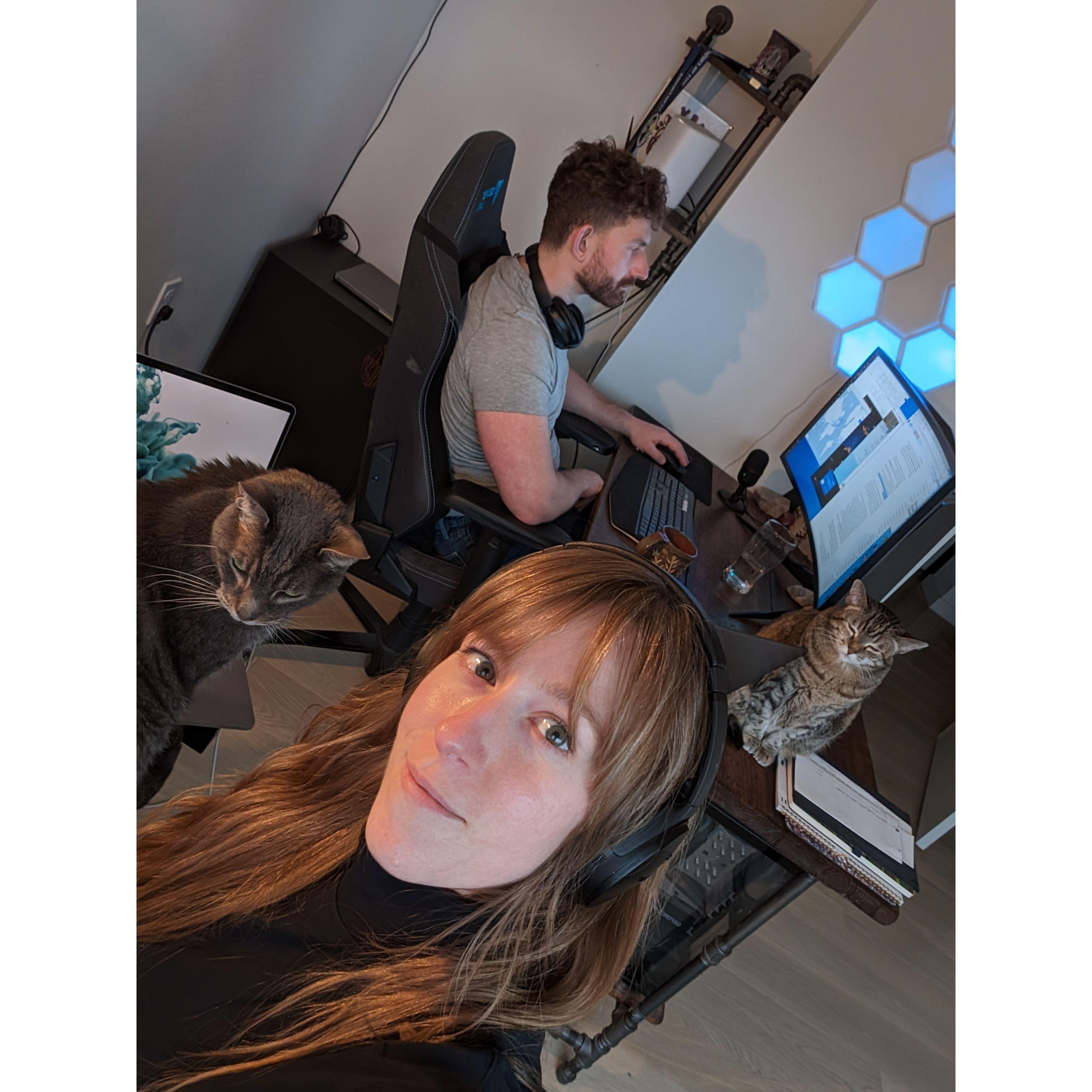 When you have 1200sq/ft but all need to be in one room.