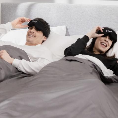 Hush Iced 2.0 - Cooling Weighted Blanket for Hot Sleepers, Queen 20lb Gray