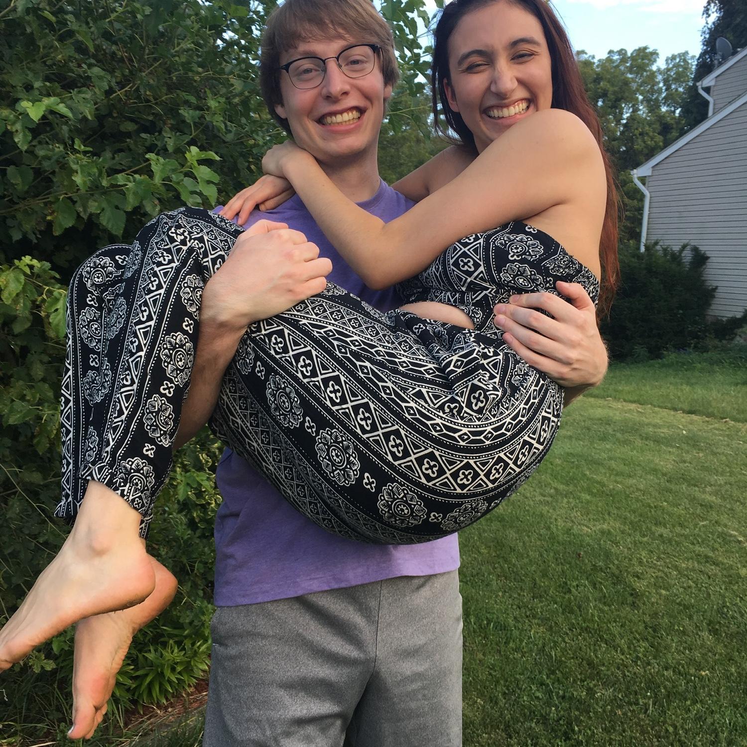 His favorite pose