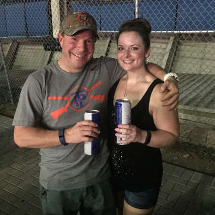 Where else can you wear a camo hat and a gun t-shirt and drink a $20 beer. . .answer: At a Zac Brown Band Concert. #littlebitofchickenfried