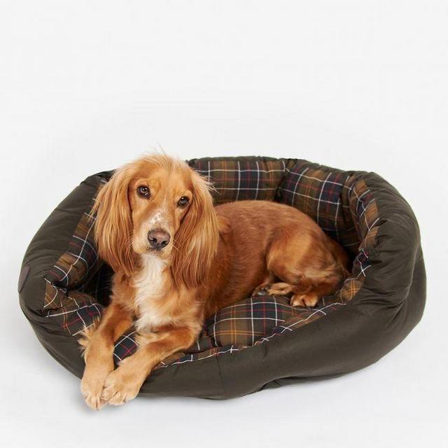 Barbour Wax/Cotton Dog Bed 35in