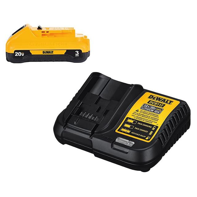 DEWALT 20V MAX Battery Pack with Charger, 3-Ah (DCB230C)