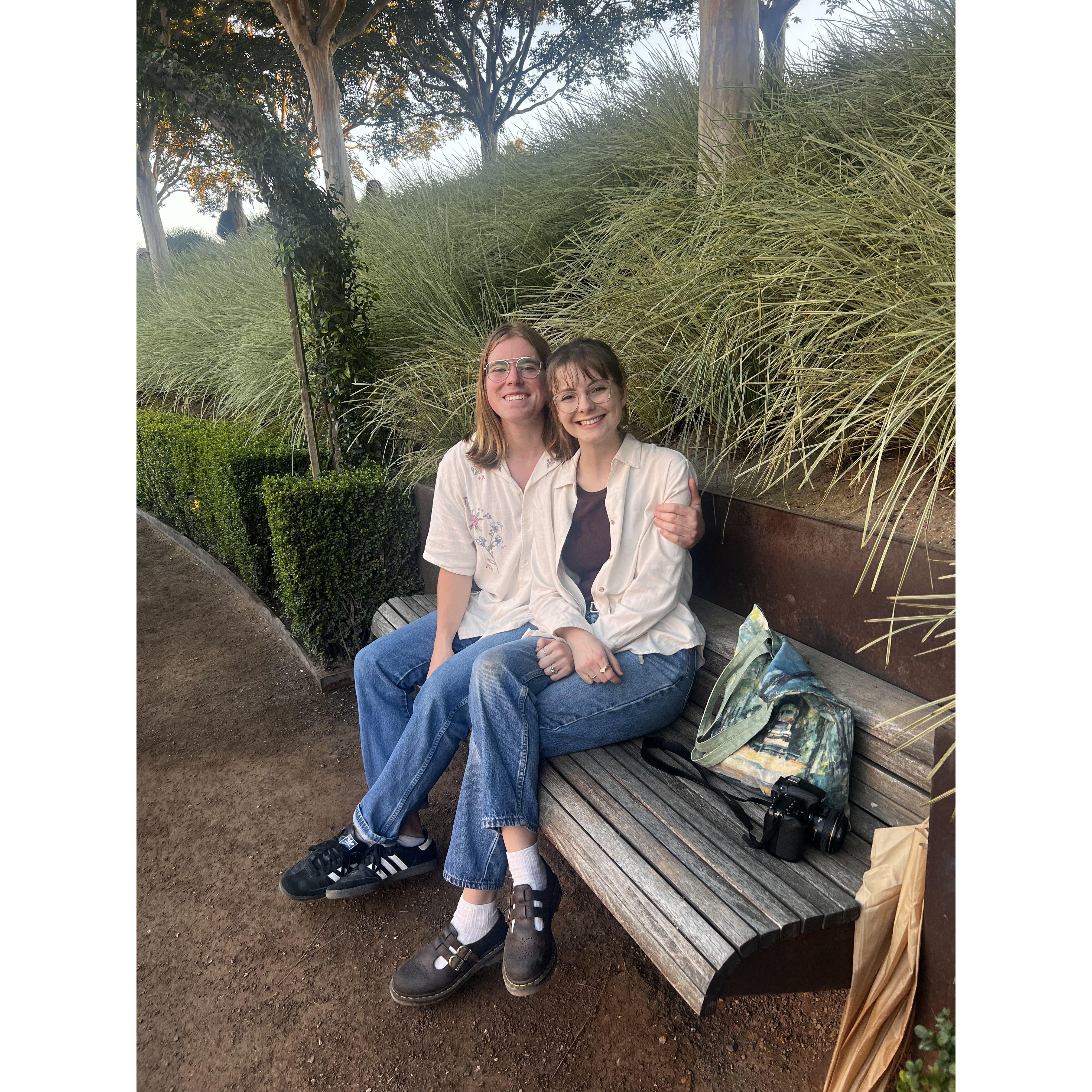 Us at the Getty!