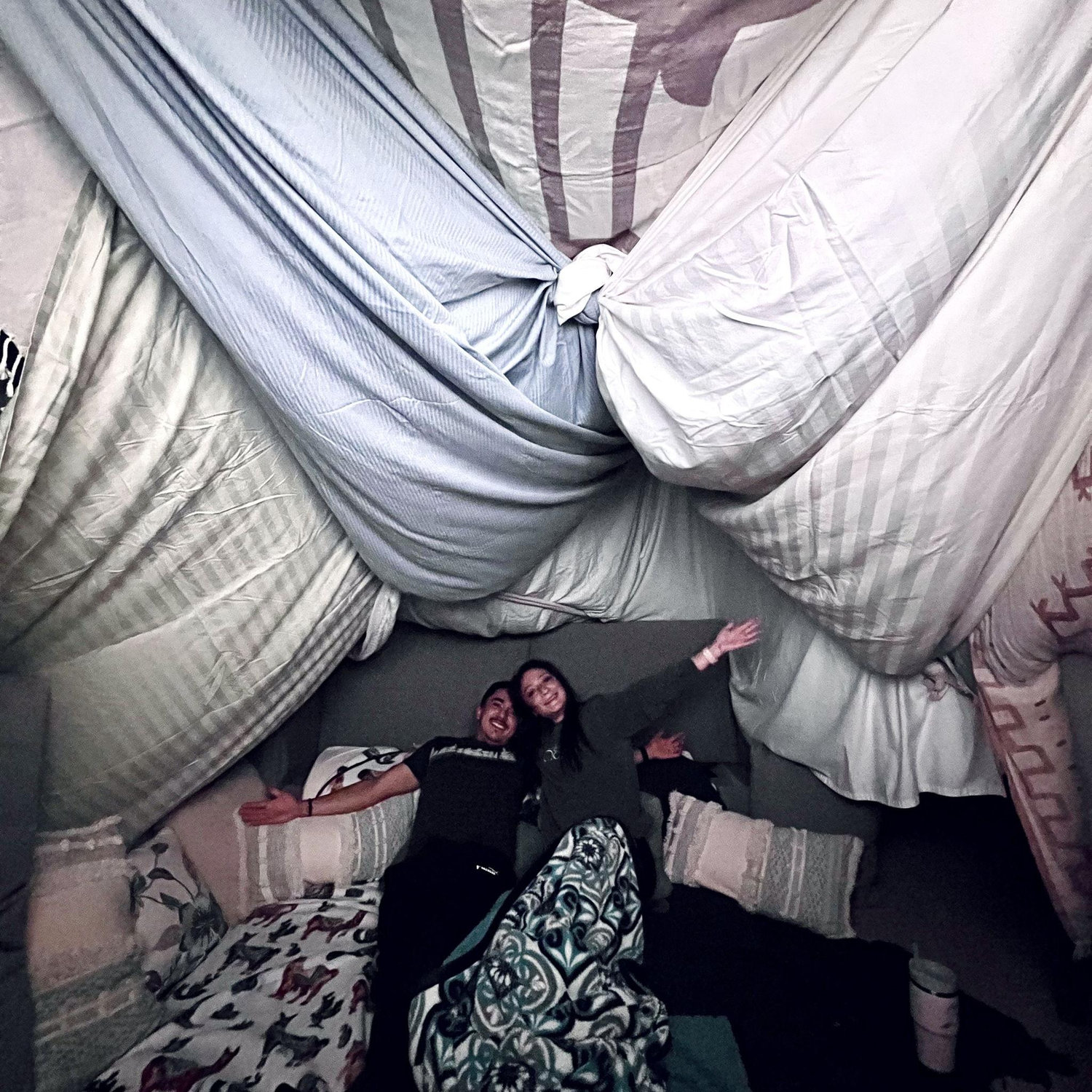 Another date night involving one epic fort and Avatar the Last Airbender.