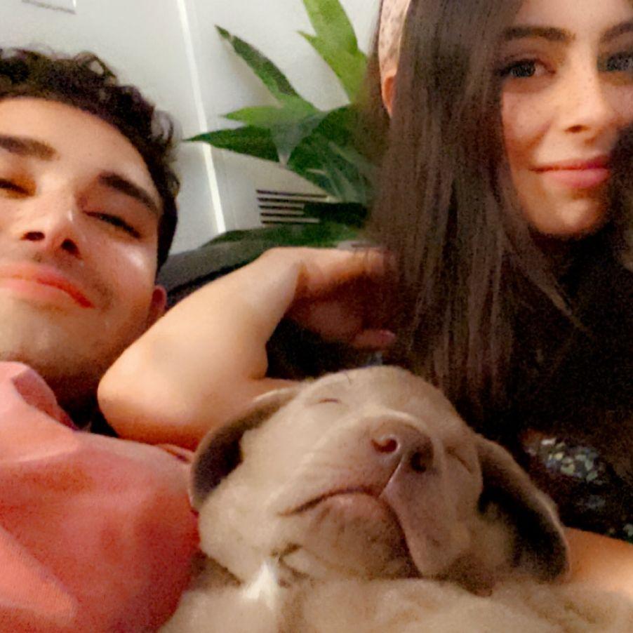 Spring 2020, Cooper's first night home