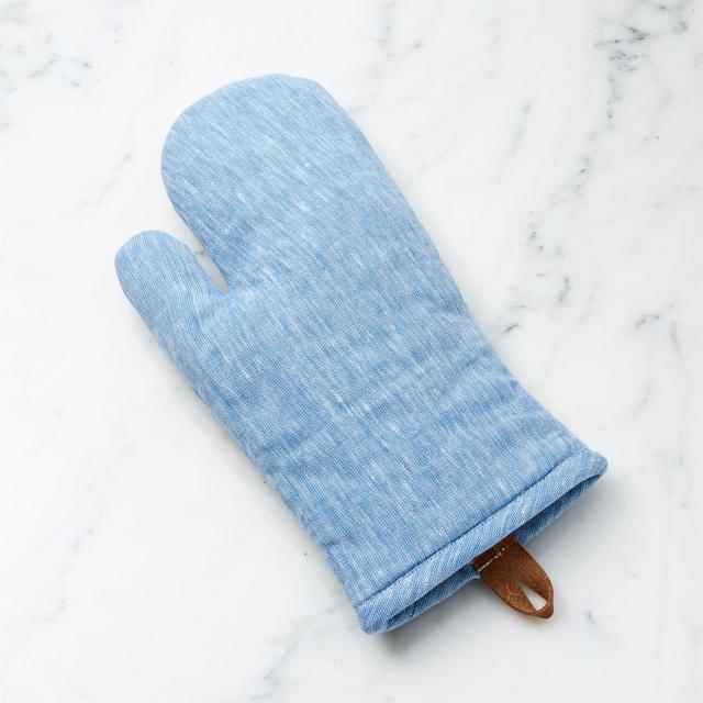 Chambray Blue Oven Mitt