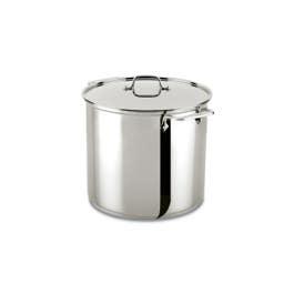 Gourmet Accessories, Stainless Steel Stockpot with lid, 16 quart
