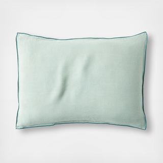 Merrow Stitch Crisp Hemp Sham