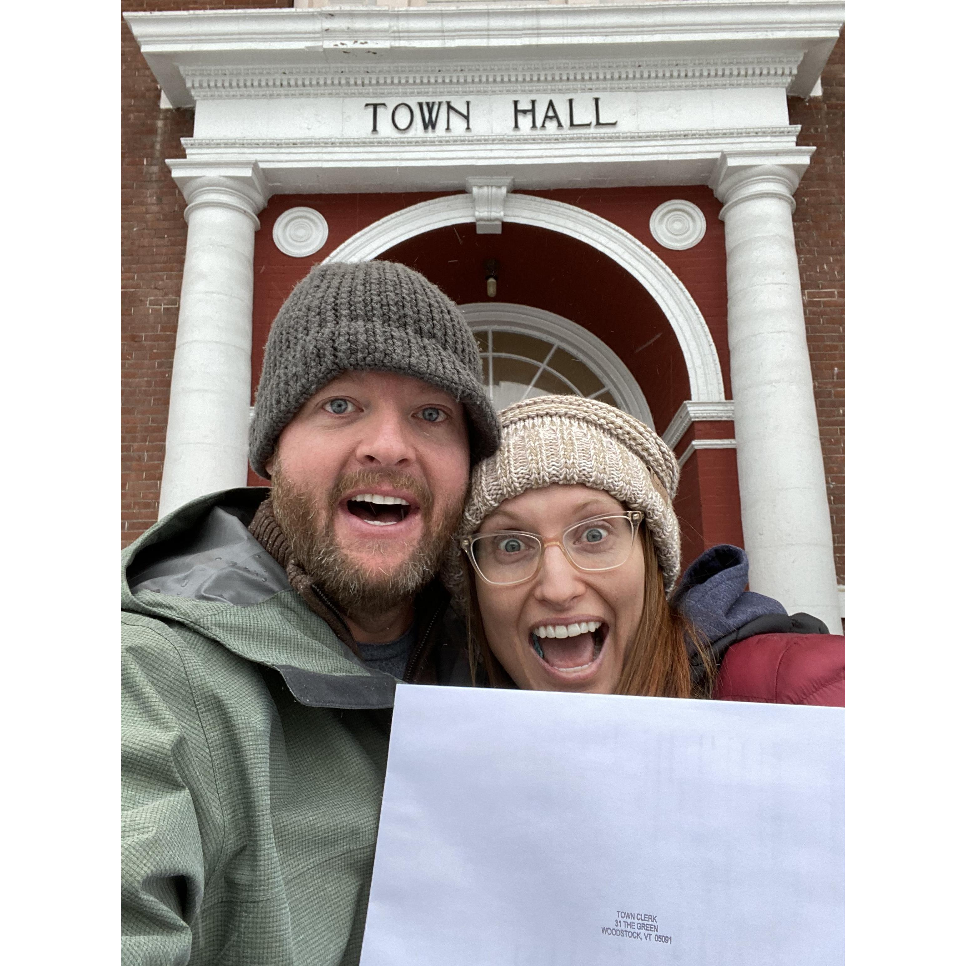 Marriage License!!