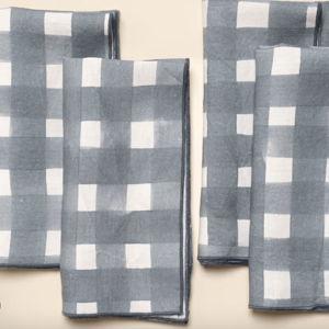 Crosshatch Linen Napkins | East Fork | Goldie Home