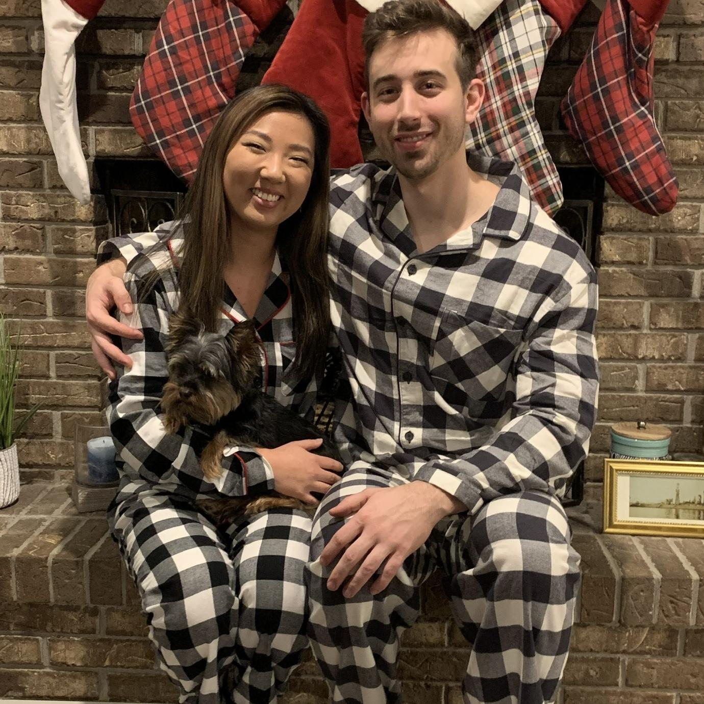 Annual matching Christmas PJ’s photo
