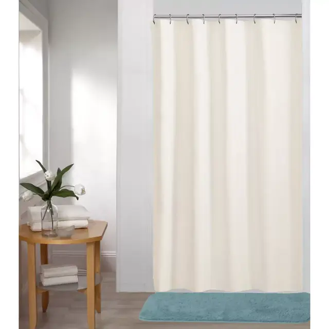 Haven™ 54-Inch x 78-Inch Recycled Cotton Waterproof Shower Curtain Liner in Ivory