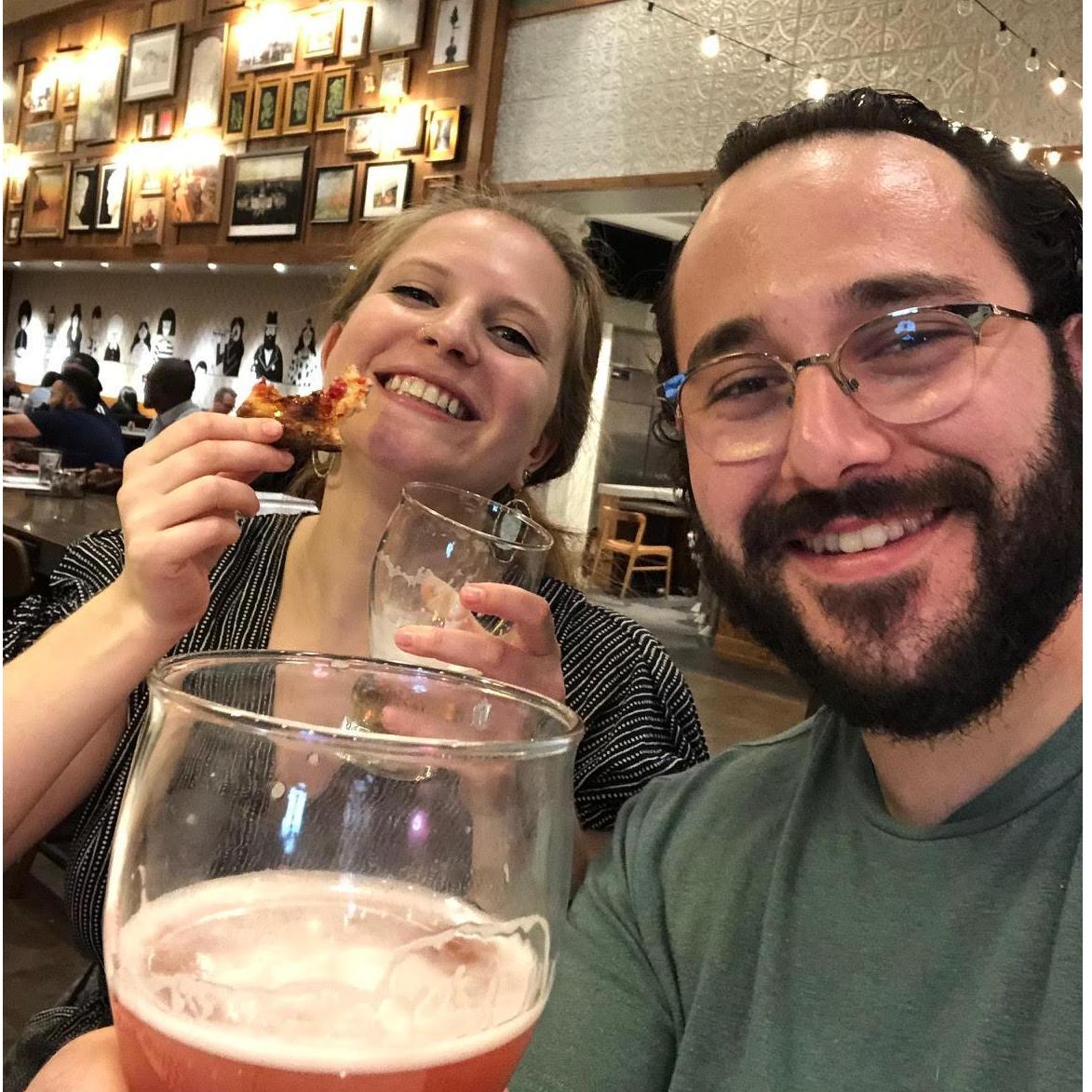 Pizza & Beer, the best combo.