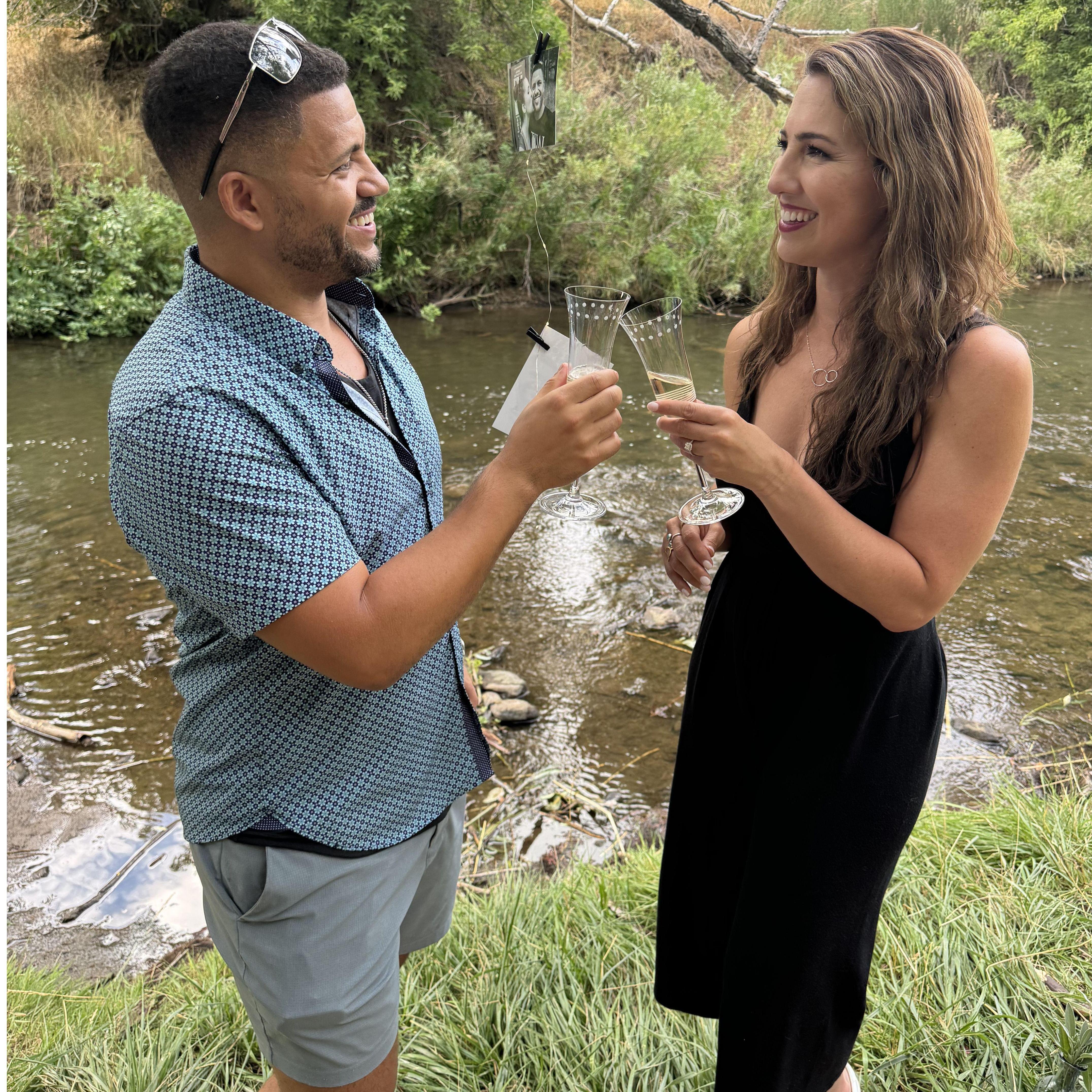 Celebrating saying I Do