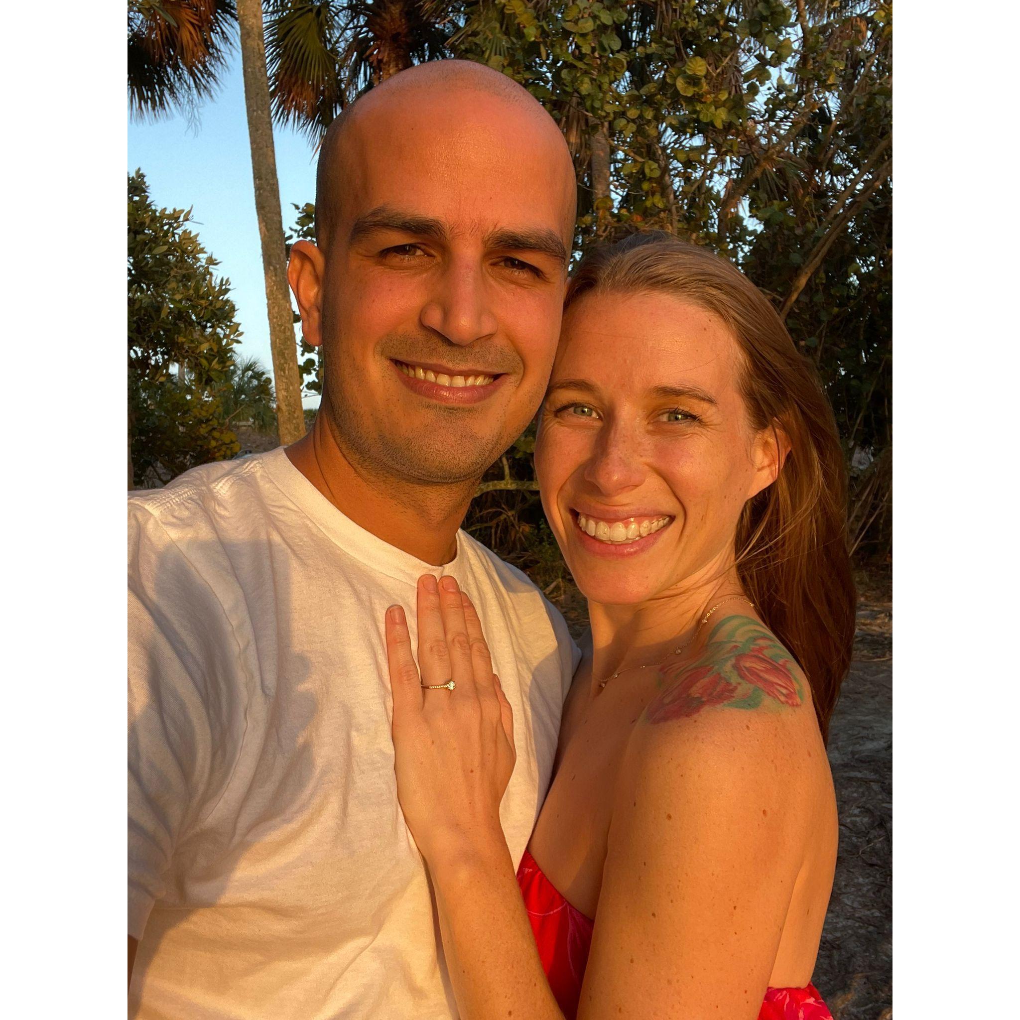 The day we got engaged