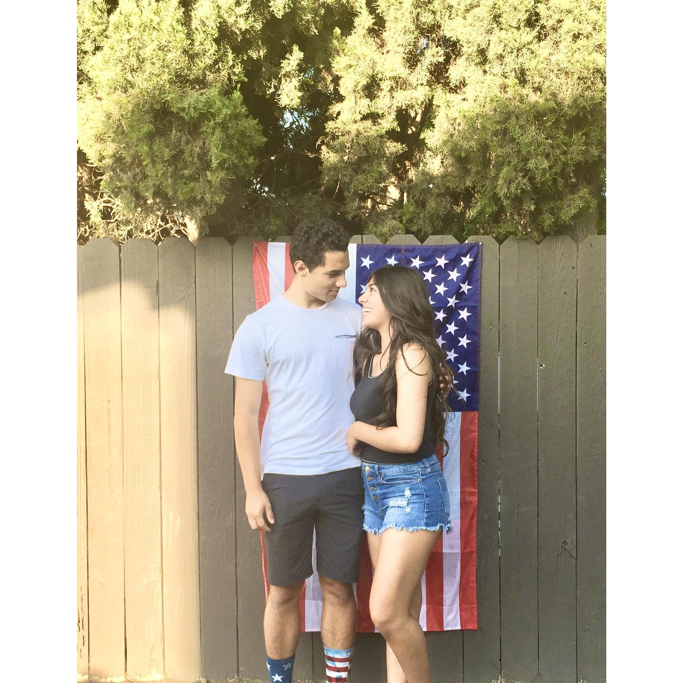 Our first 4th of July together! 2017!