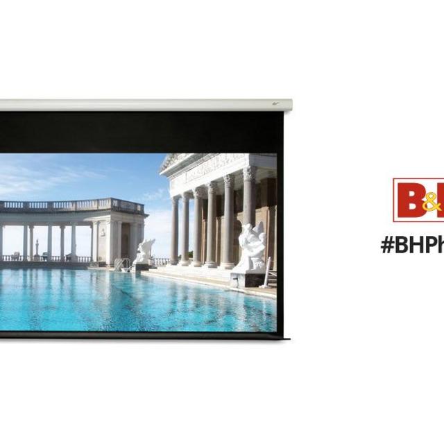 Elite Screens Spectrum2 Motorized Projection Screen with 12" Drop (58.8 x 104.6")
