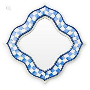 Mackenzie Childs Royal Quatriflower Small Wall Mirror