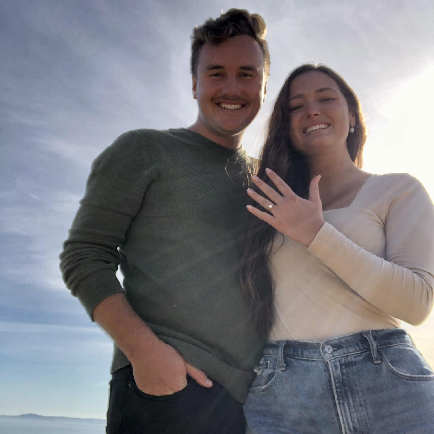 The day Michael proposed!!!