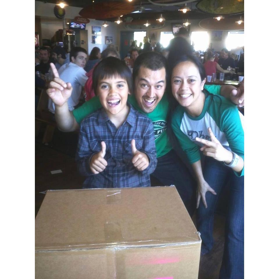 One of the four times we found a box hidden for the Tony Hawk Twitter Hunt.
