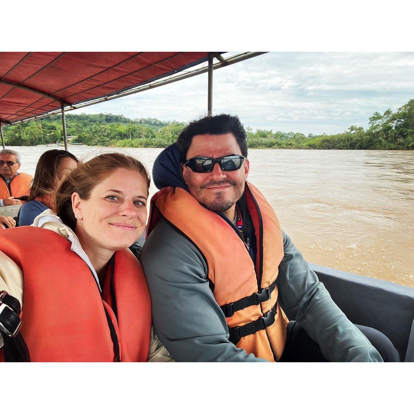Amazon river canoe