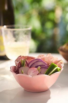 Annette Melamine Nut Bowls, Set of 4