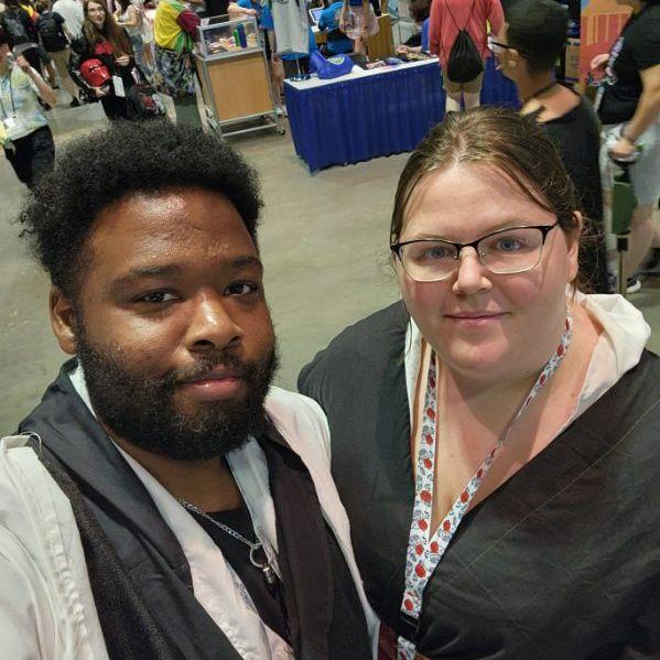 Us at Conneticon for an anime and game convention