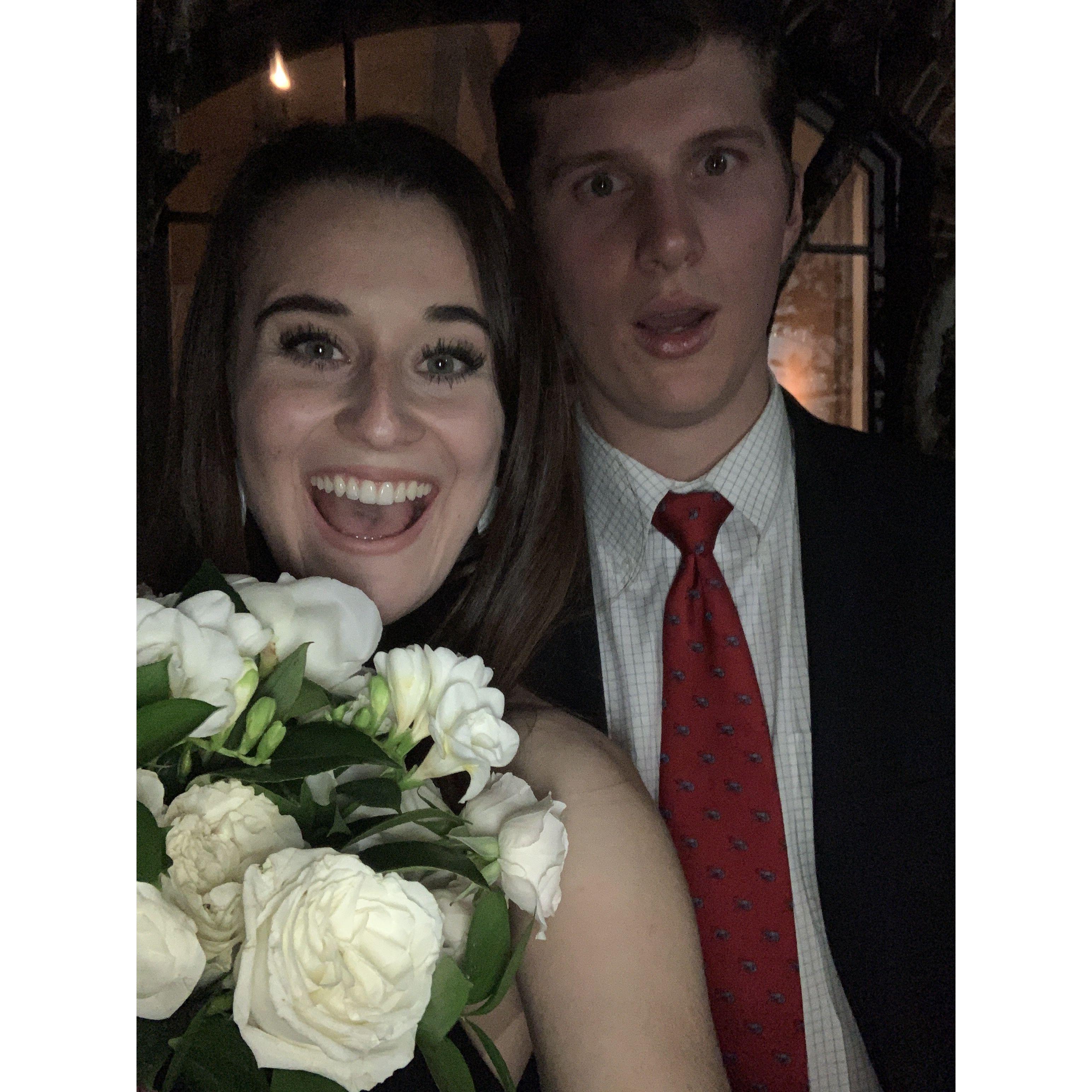 Caught the bouquet! 2019 