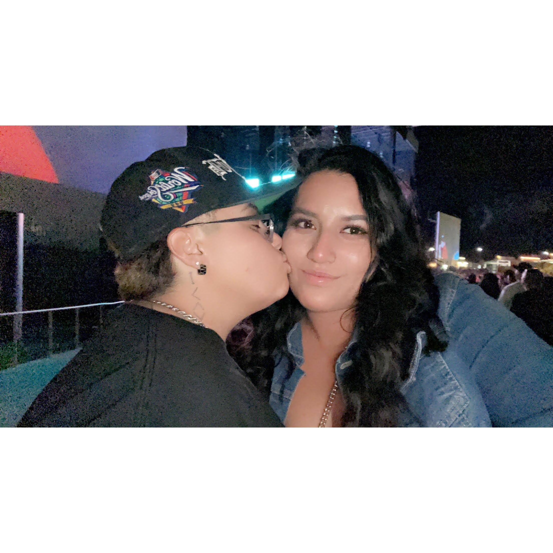 Our first concert together! Kayla doesn’t remember much, but it was so much fun.