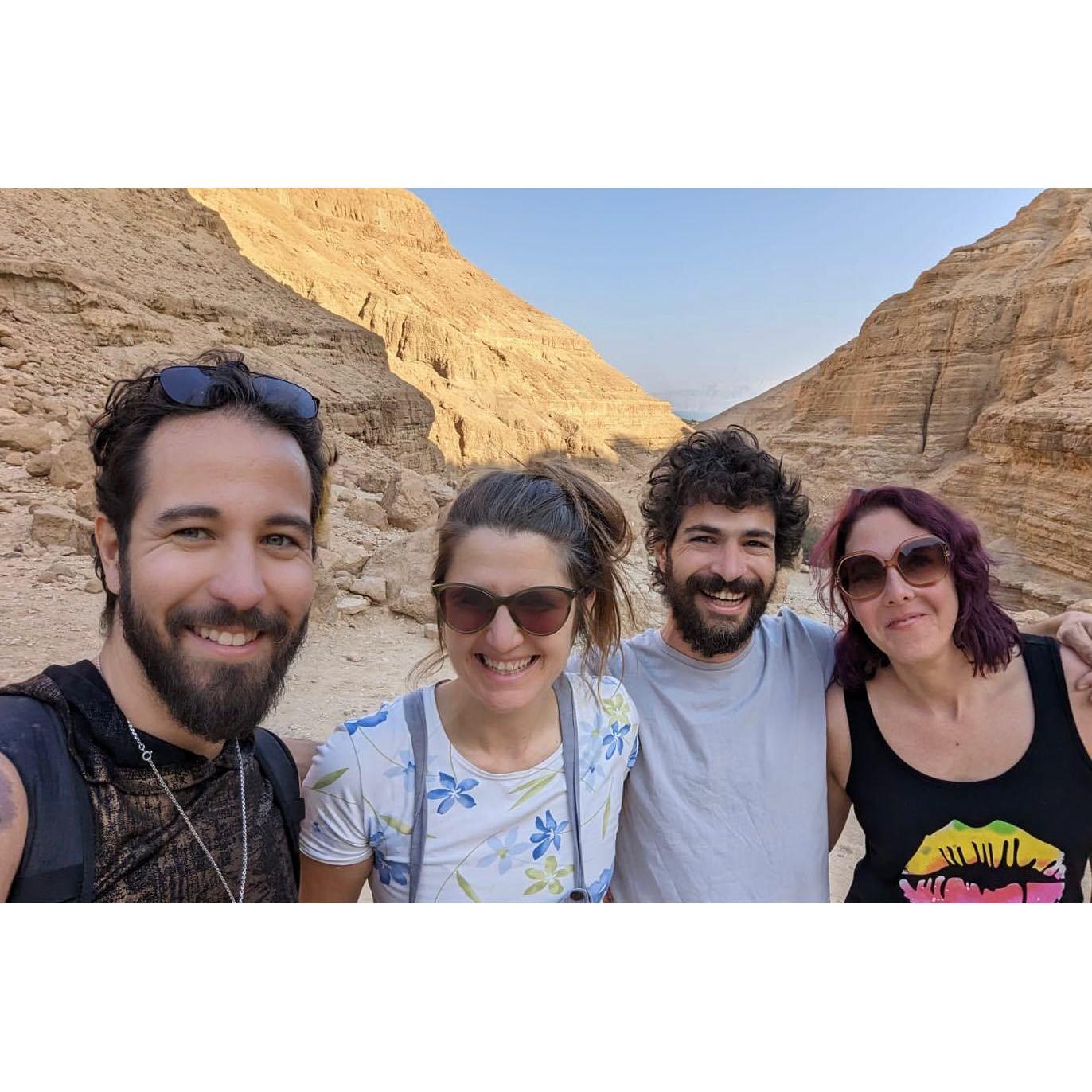En Gedi National Park in Israel with Lala and Amitay, 2022