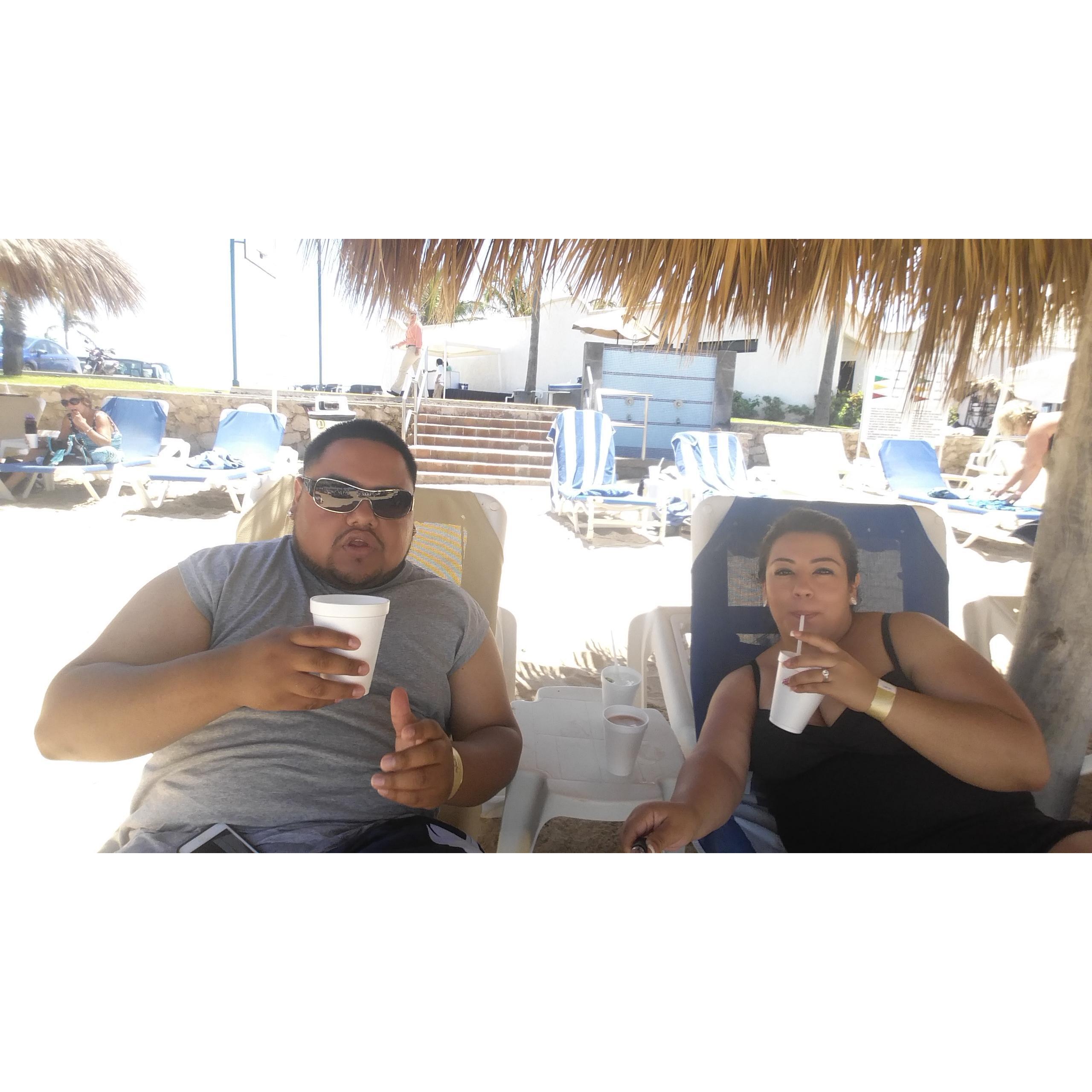 Hanging out at the Playas de Mazatlan