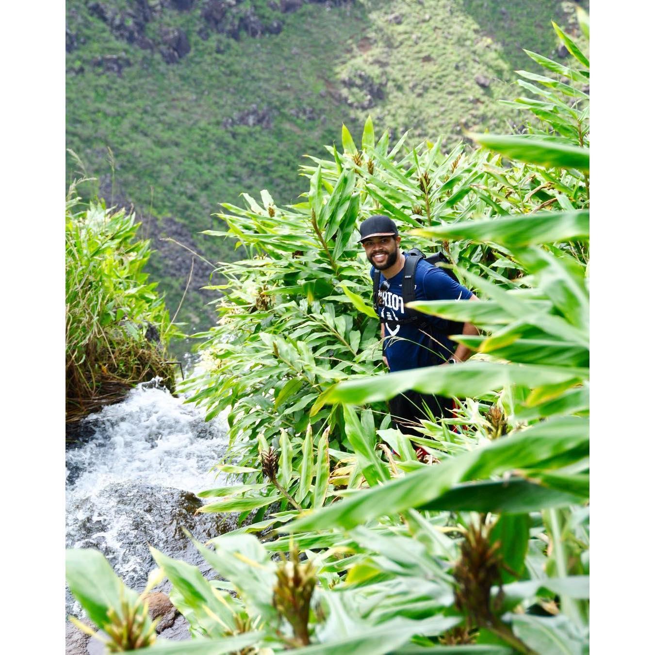 Denzel getting us lost in Kauai!