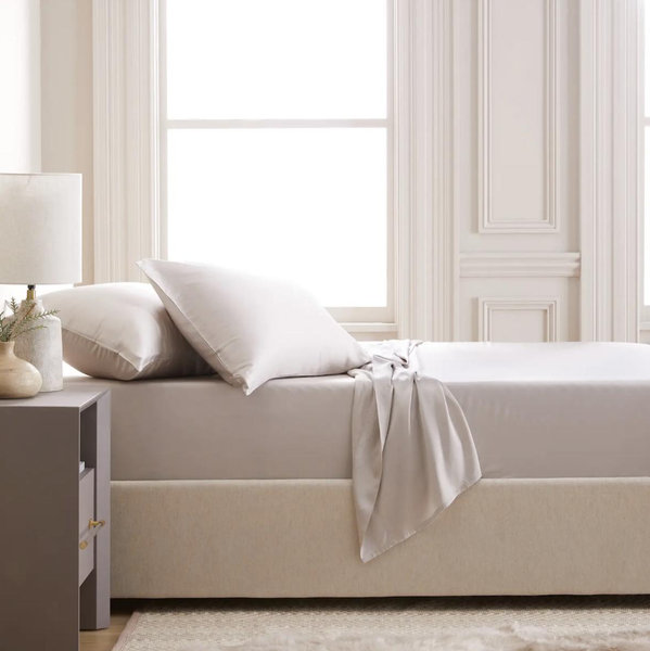 Bamboo Sheet Set - Sand, King, with flat sheet