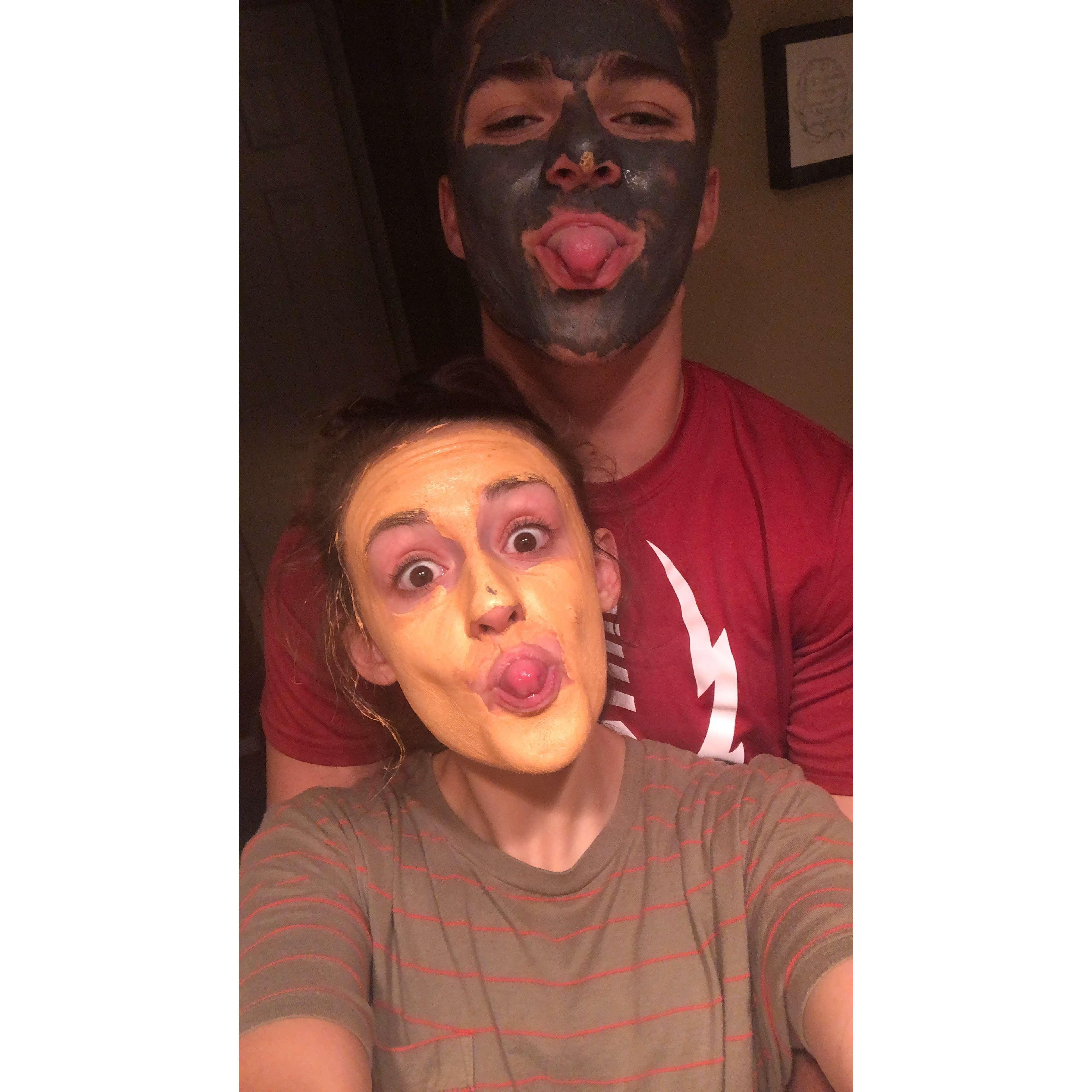 Couples that skin care together, stay together. 