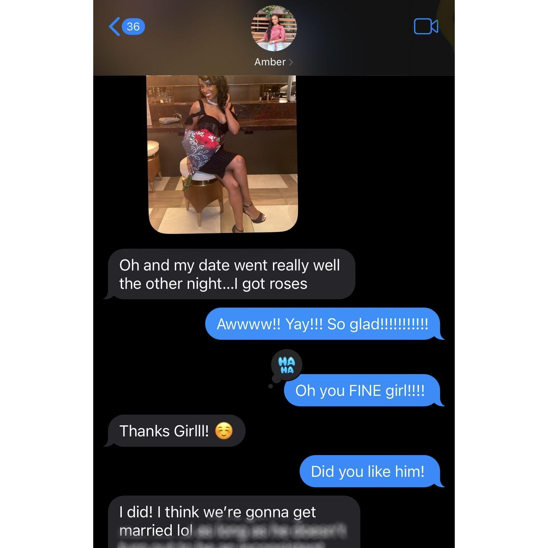 After our first date :)