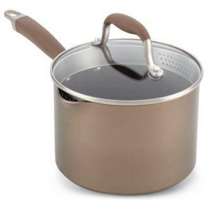Anolon Advanced Bronze Hard Anodized 3-Qt. Saucepan with Lid, Created for Macy's