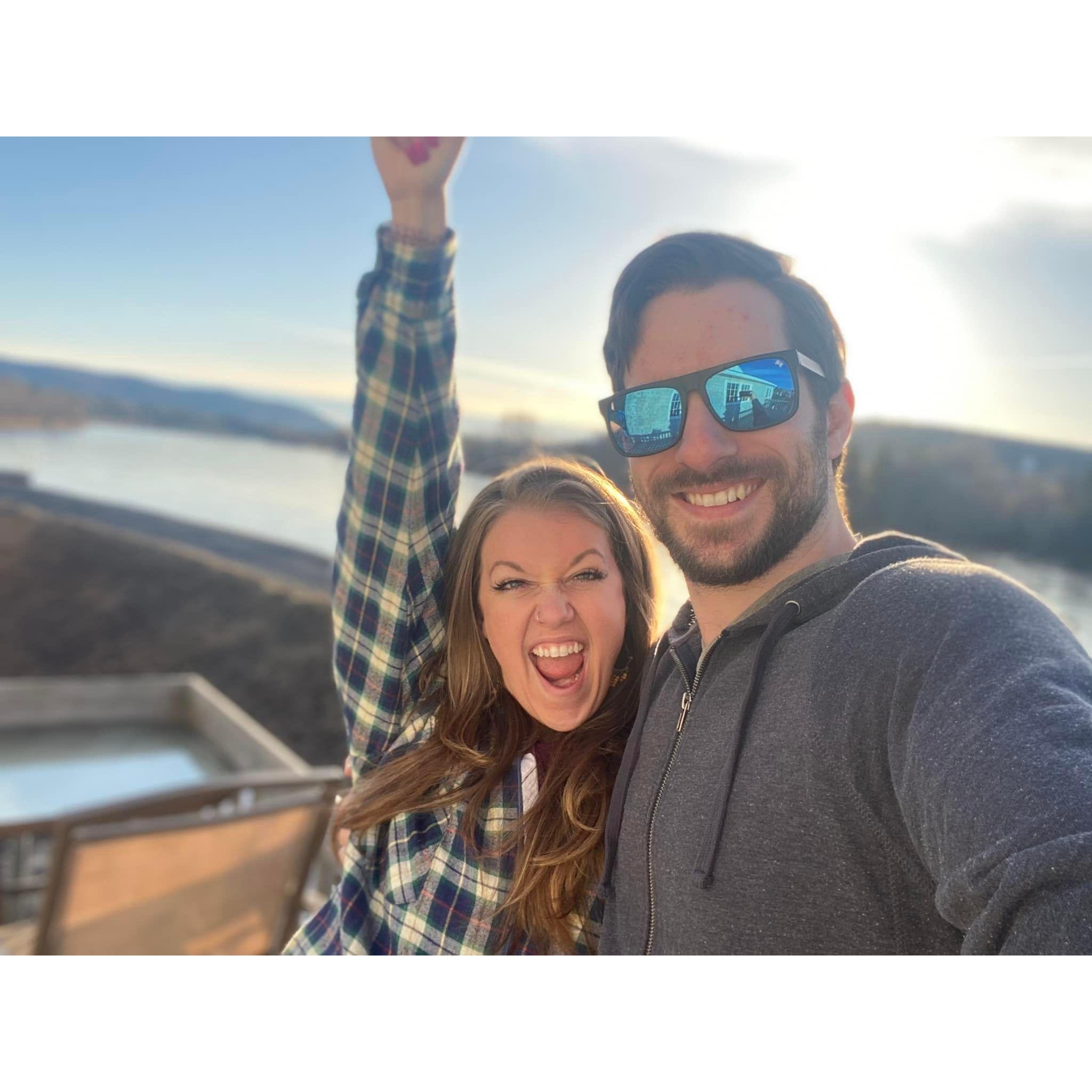 One of Steph's last days of living in the US!