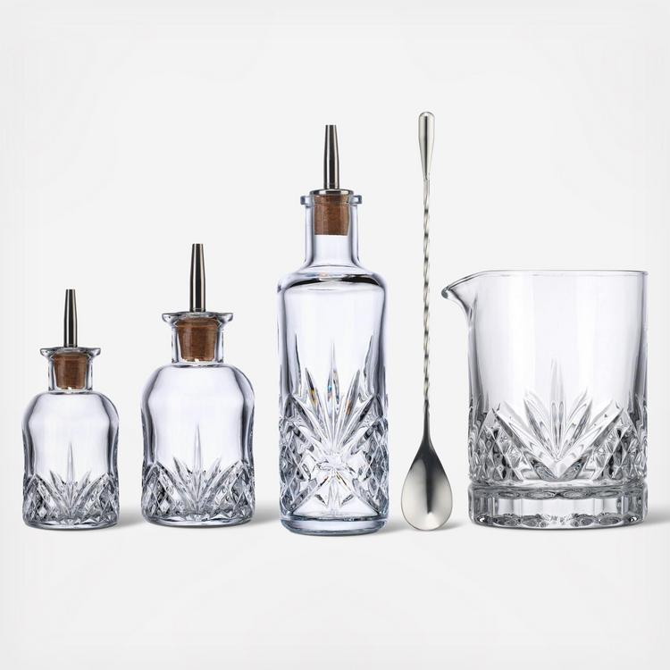 Dublin Crystal hotsell Collection Includes stackable decanter set, martini shaker & ice